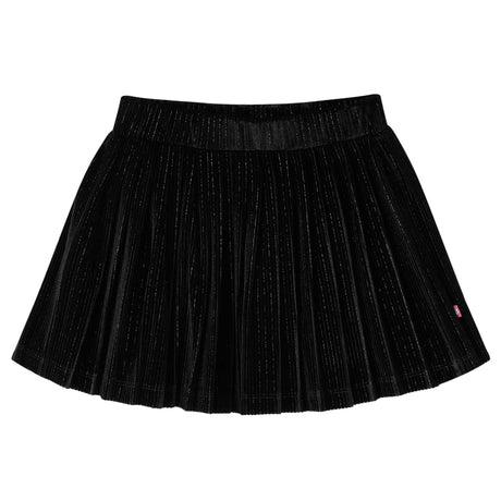 Vidaxl kinderrokje geplooid 92 lurex zwart