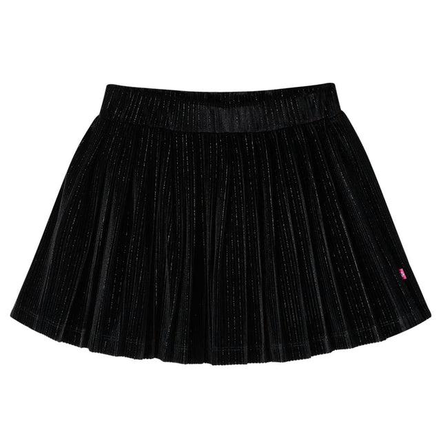 Vidaxl kinderrokje geplooid 116 lurex zwart