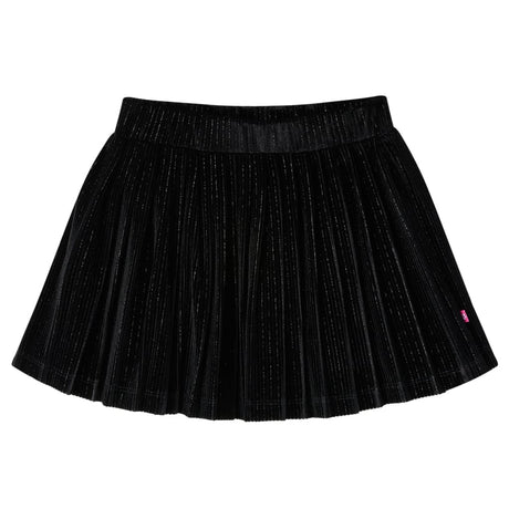 Vidaxl kinderrokje geplooid 128 lurex zwart