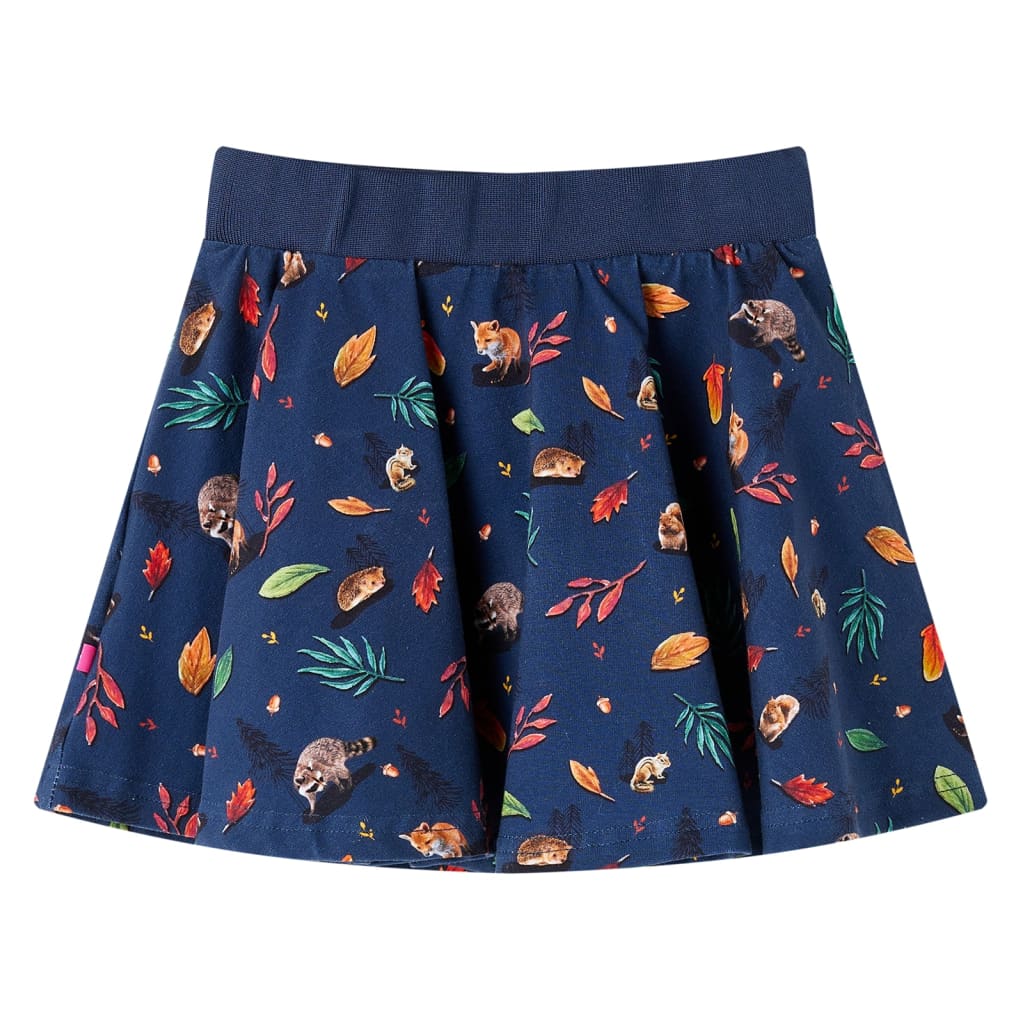 Vidaxl Skirt per bambini 116 blu navy