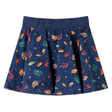 Vidaxl Skirt per bambini 128 blu navy