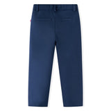 Vidaxl Pantalon pour enfants avec tuyauterie noire 92 bleu marine