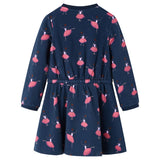 Vidaxl kinderjurk 104 marineblauw