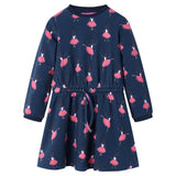 Vidaxl Children's Dress 116 Navy Blue