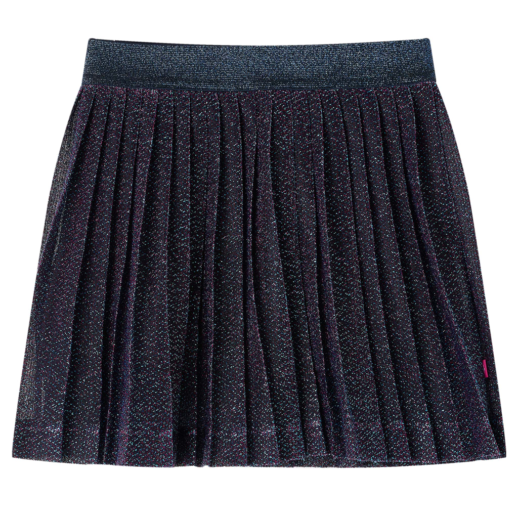 Vidaxl children's skirt with glitter 92 navy blue