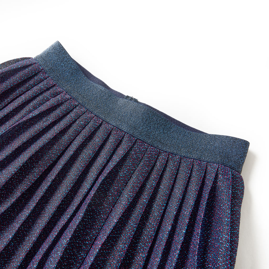 Vidaxl children's skirt with glitter 92 navy blue