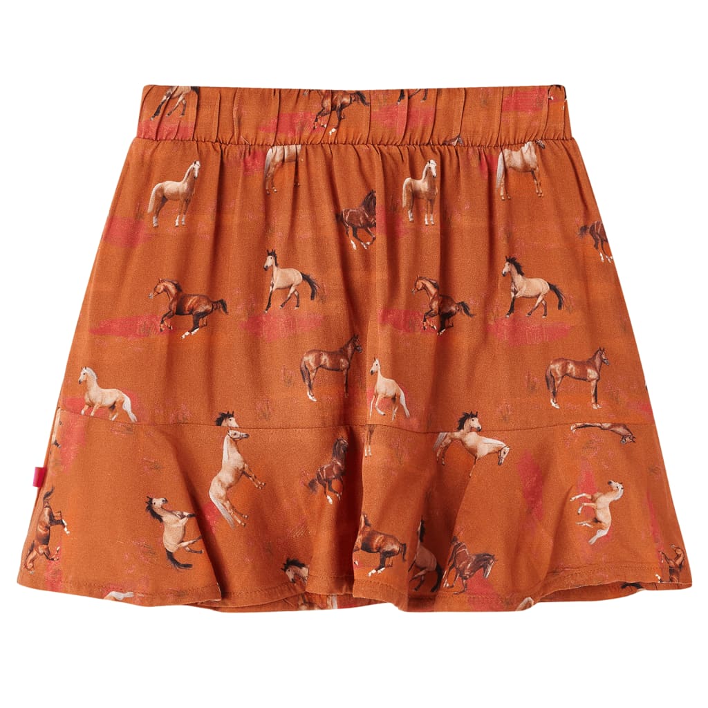 Vidaxl Falda infantil 92 Cognac -Colorado