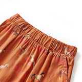 Vidaxl children's skirt 104 cognac colored