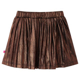 Gonna per bambini Vidaxl con glitter 104 cognac color