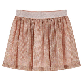 Vidaxl kinderrokje met glitters 128 zachtroze