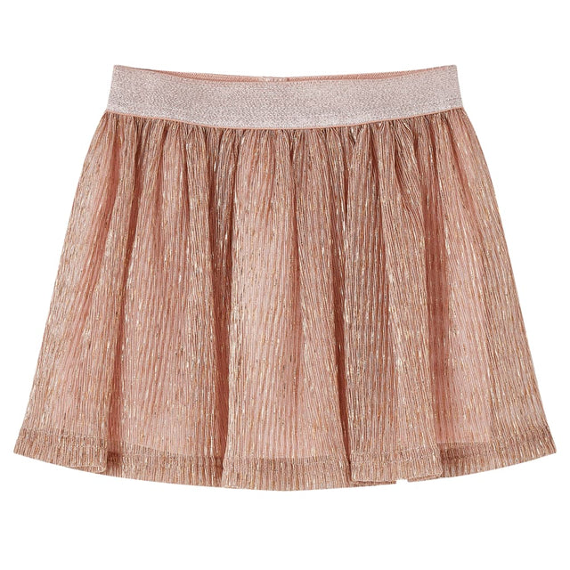 Vidaxl kinderrokje met glitters 128 zachtroze