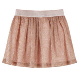 Vidaxl children's skirt with glitter 128 soft pink