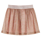 Vidaxl children's skirt with glitter 140 soft pink