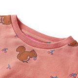 Vidaxl Vestido infantil 128 Old Pink