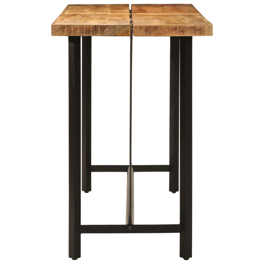 Vidaxl bartafel 180x70x107 cm massief mangohout en ijzer
