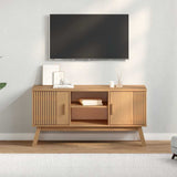 Vidaxl tv-meubel olden 114x43x57 cm massief grenenhout bruin