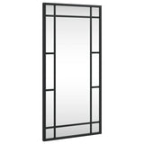 Vidaxl Wall Mirror Rectangular 30x60 cm Iron Black