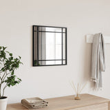 Vidaxl Wall Mirror Square 40x40 cm Iron Black