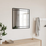 Vidaxl Wall Mirror cuadrado 50x50 cm de hierro negro