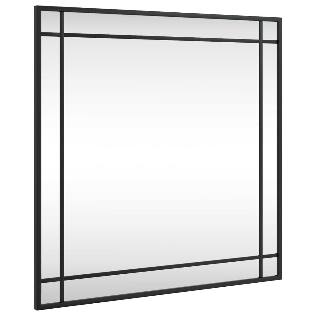 Vidaxl Wall Mirror Square 60x60 cm Żelazny czarny