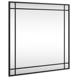 Vidaxl Wall Mirror cuadrado 60x60 cm de hierro negro