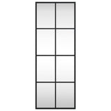 Vidaxl wandspiegel rechthoekig 30x80 cm ijzer zwart