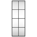 Vidaxl wall mirror rectangular 30x80 cm iron black