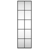 Vidaxl Mirror de pared rectangular 30x100 cm de hierro negro