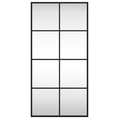 Vidaxl wandspiegel rechthoekig 40x80 cm ijzer zwart