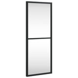 Vidaxl wall mirror rectangular 20x50 cm iron black