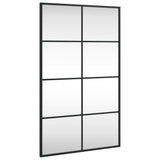 Vidaxl Mirror de pared rectangular 50x80 cm de hierro negro