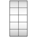 Vidaxl wall mirror rectangular 50x100 cm iron black