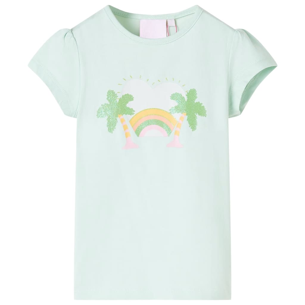 Vidaxl Children's shirt 92 Light Mint