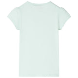 Vidaxl kindershirt 92 lichtmint