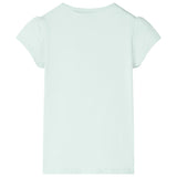 Vidaxl Children's Shirt 104 Menta leggera colorata