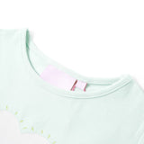 Vidaxl Child's Shirt 116 Light Mint