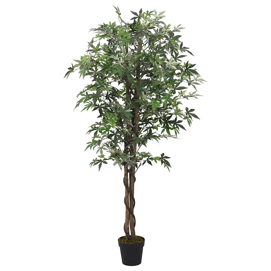 Vidaxl Kunstig plante Maple Tree 224 Blader 80 cm grønn