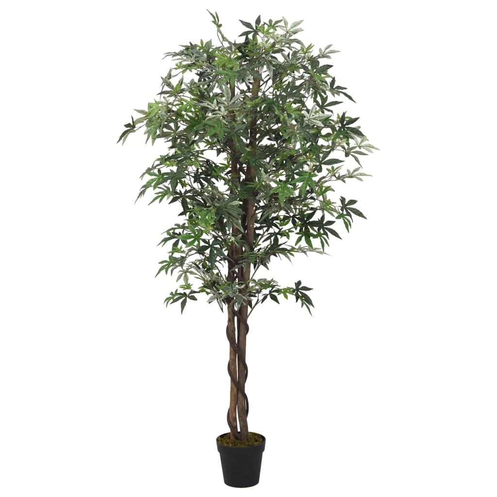 Vidaxl planta artificial Árbol de arce 504 hojas de 150 cm verde