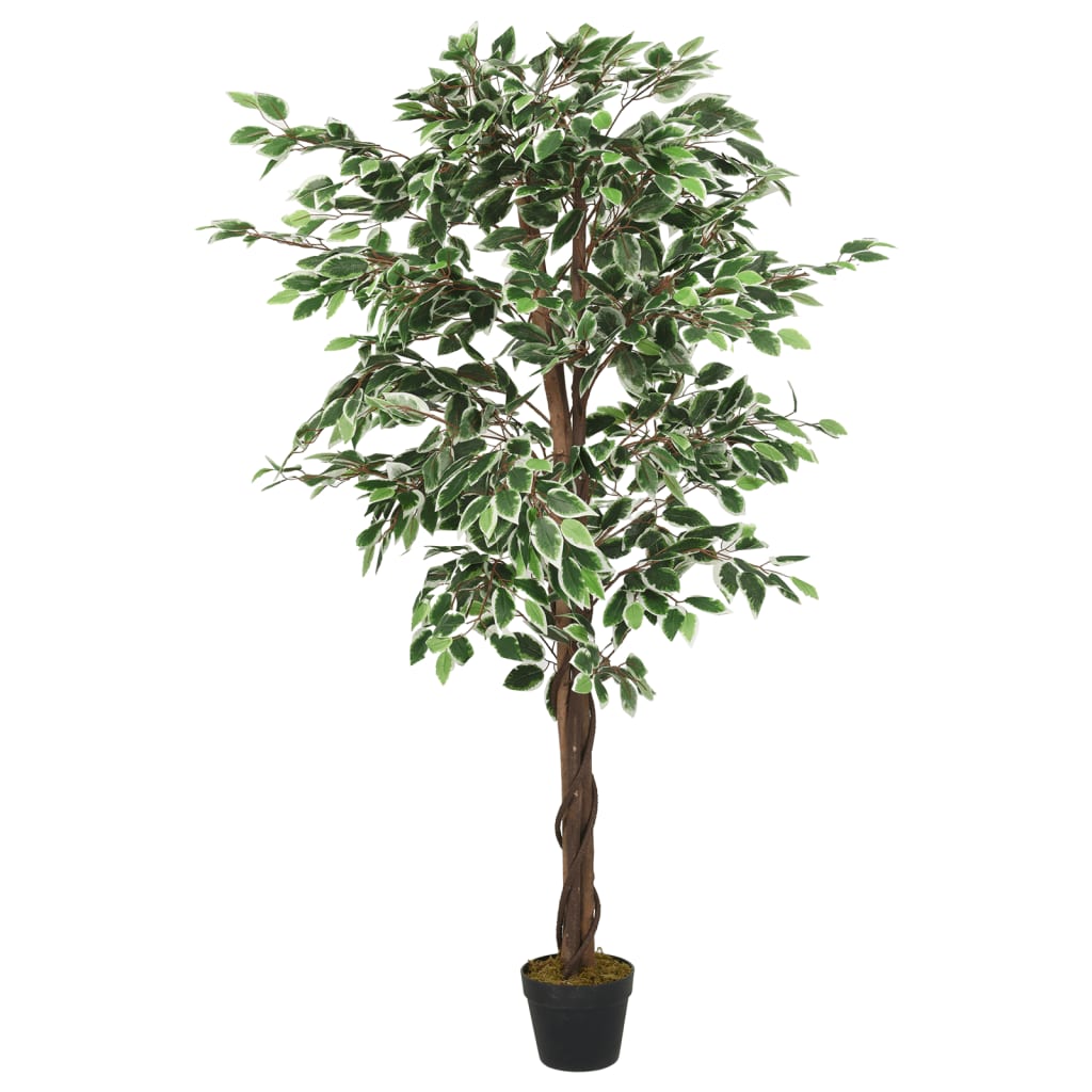 Vidaxl Plant artificiel Fica 378 Feuilles 80 cm verts