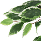 VidaXL Kunstplant ficus 378 bladeren 80 cm groen