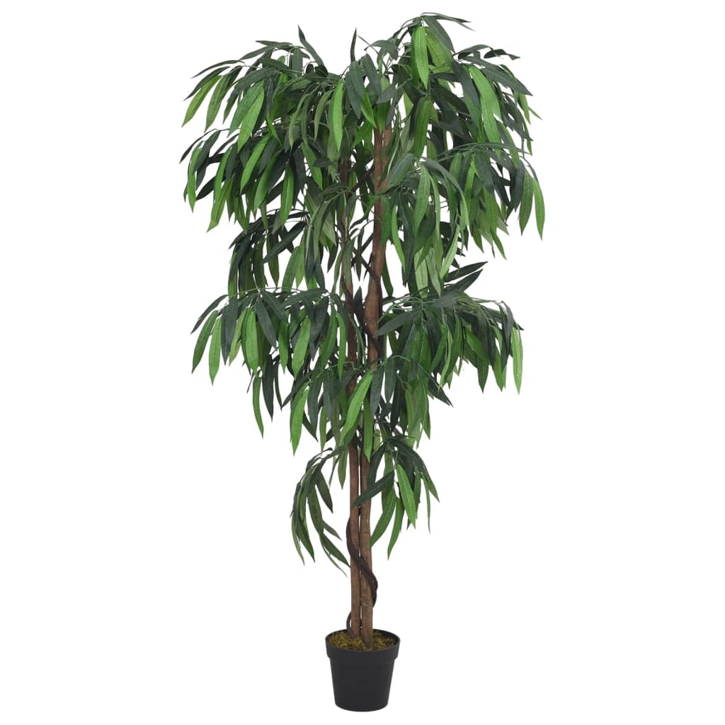 Vidaxl Mangoboom de plante artificielle 300 feuilles 80 cm verts