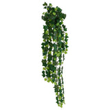 Vidaxl kunsthang plantas 12 st 339 hojas 90 cm verde