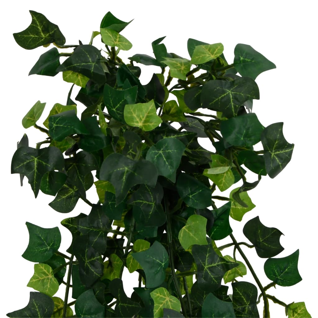 Vidaxl kunsthang plantas 12 st 339 hojas 90 cm verde