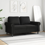 Vidaxl tweezitsbank 120 cm kunstleer zwart