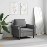 Vidaxl fauteuil 60 cm fluweel donkergrijs