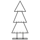 Vidaxl Weihnachtsdekoration Weihnachtsbaum 60 cm Metall Schwarz