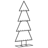 Vidaxl Decoración de Navidad Árbol de Navidad de 125 cm de metal negro