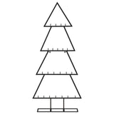 Vidaxl Décoration de Noël arbre de Noël 125 cm en métal noir