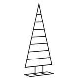 Vidaxl kerstdecoratie kerstboom 125 cm metaal zwart