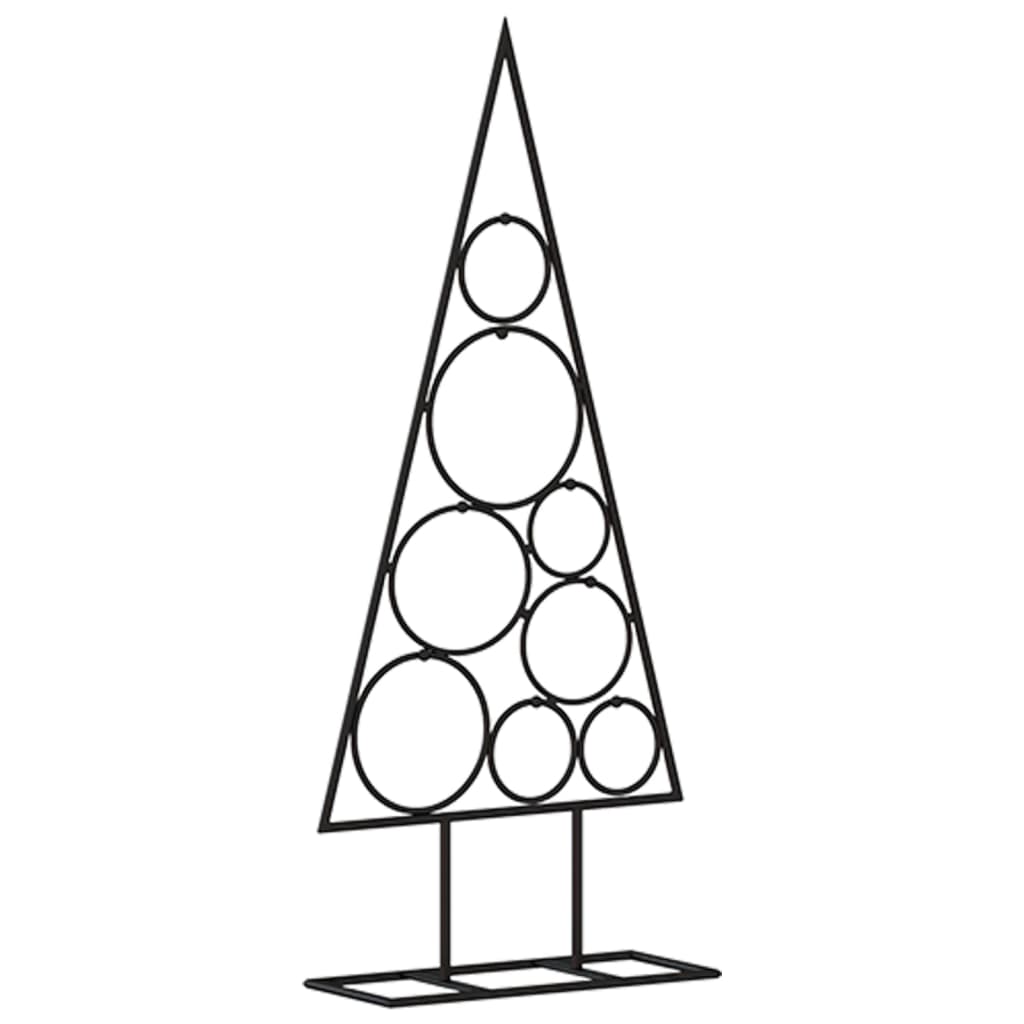 Vidaxl Christmas Decoration Christmas Tree 60 cm Metal Black